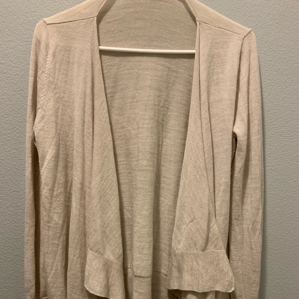 Tan short Cardigan